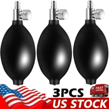 3PCS Blood Pressure Latex Bulb Replacement Inflation Bulb Pump Hand Squeeze