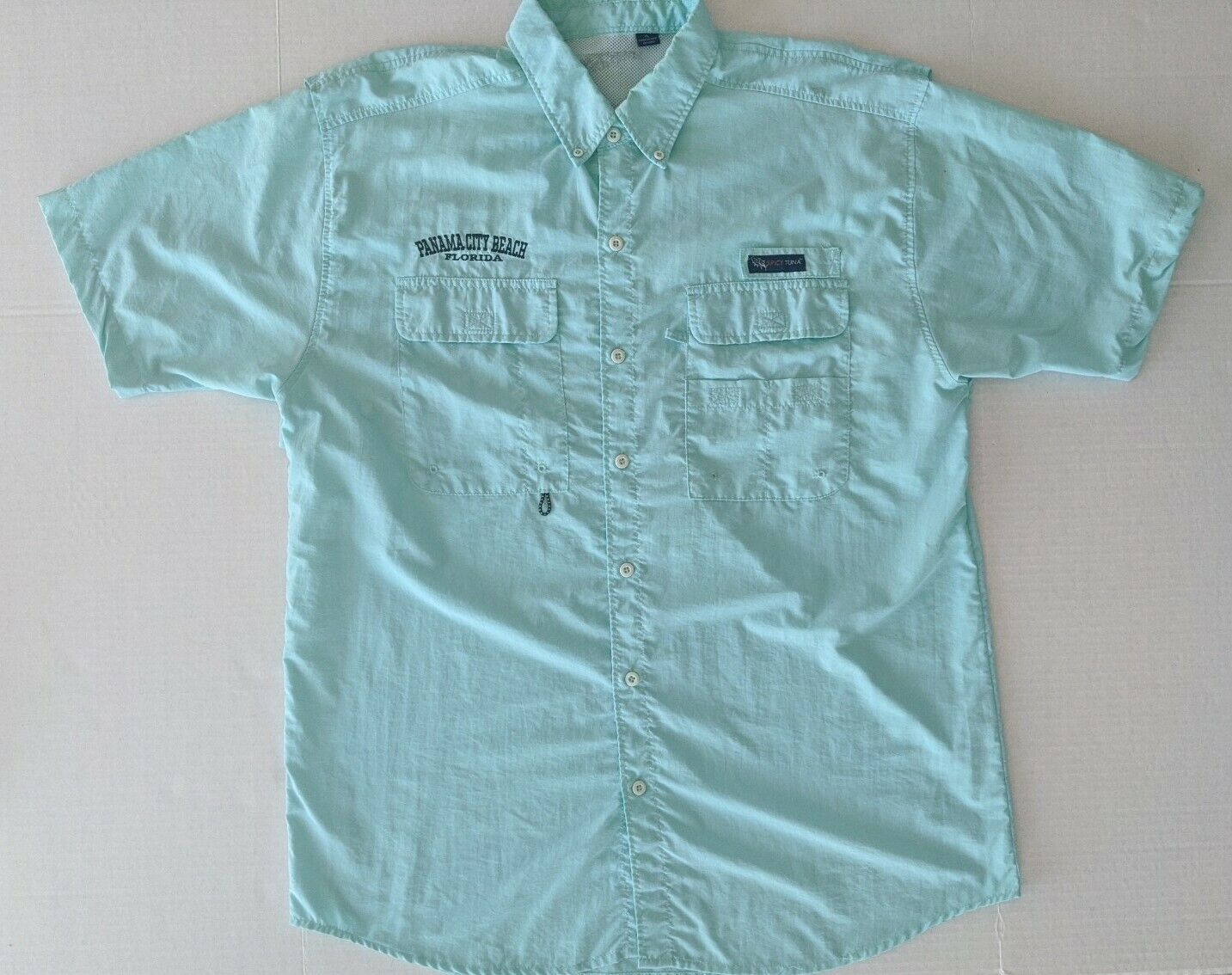 SPICY TUNA PANAMA CITY BEACH FL COMPASS Shirt Emb… - image 3