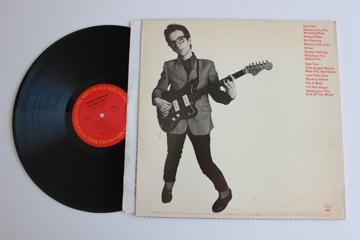 Elvis Costello My Aim is True Record lp original vinyl album