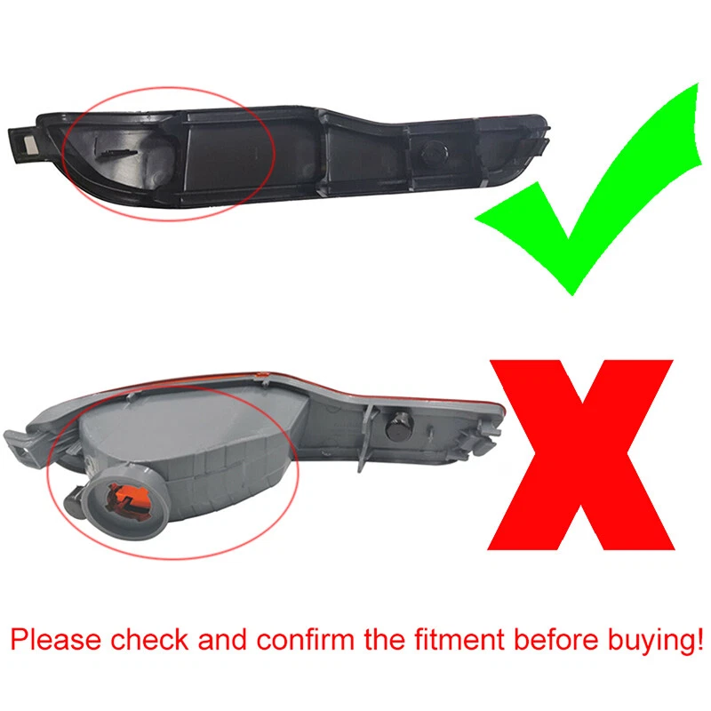 Par de lentes reflectoras de parachoques inferiores traseras rojas aptas para Jeep Cherokee 2014-2018 Foto 4 de 4