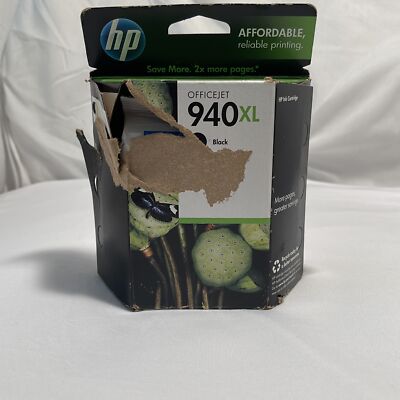Ink Cartridge HP 940XL/ 940 Black High Yield Office Jet Pro 8500 Exp 6/2012