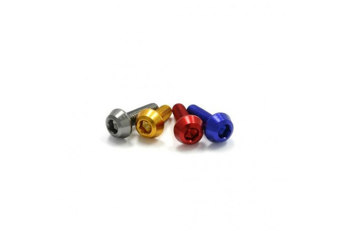 Vis M6 aluminium titane DRC, finissez-en avec le poids superflu grâce au lot M6x25mm