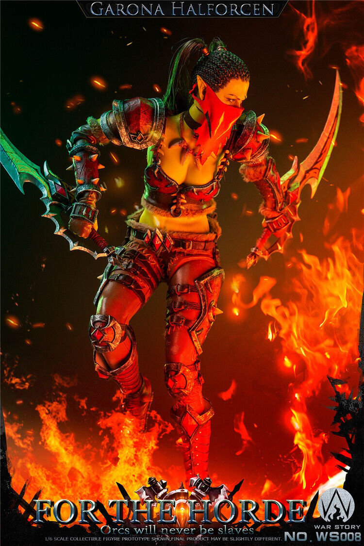 War Story Garona Halforcen WOW 1/6 WS008 Orc Assassin figure IN