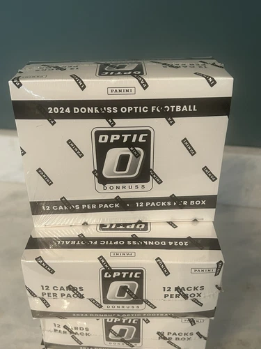2024 Panini Donruss Optic  Football  Value Pack Cello Fat Pack Seald Box in hand