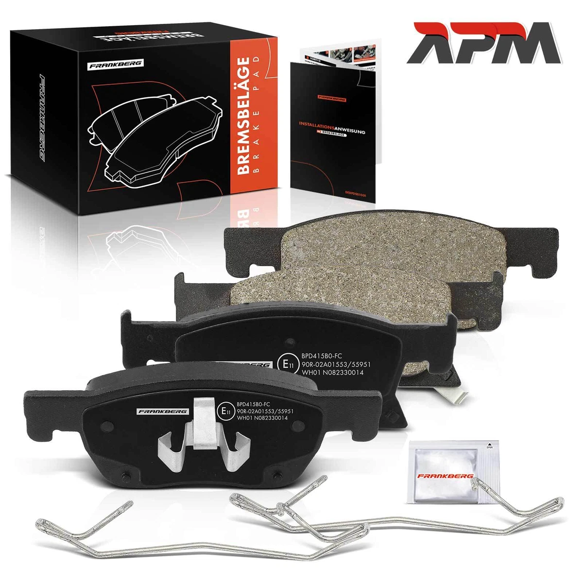 BESTPRICE Set Freni Posteriori Con Dischi 264mm E Pastiglie Per OPEL Astra K & Ampera-E: Kit Completo + Pasta Antistridio - Compatibile Con Sistema TRW