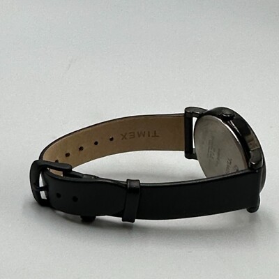 Timex Crystal Opulence Watch Women Black Leather Band New  display picture 2