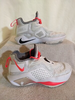 Nike Mens LeBron Soldier XIV White/Red Custom (CW0539-991