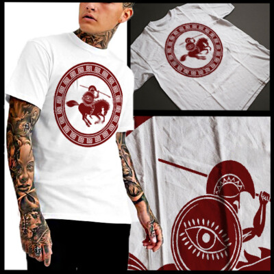 Greco Roman Warrior Greek Mythology Spartan Sword T-Shirt Warrior new cotton tee