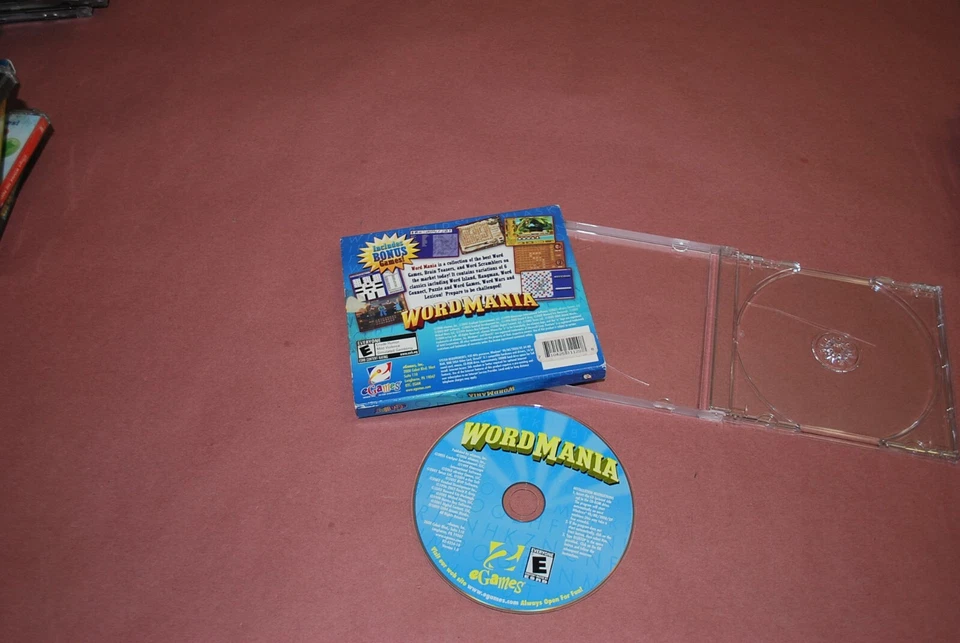 WORDMANIA problem-solving CD-Rom literacy 2006 brain-teasers 34 games - Image 2 of 2