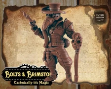 Steampunk Plague Doctor - Includes a base! - True 28/32mm Scale - EC3D Design -