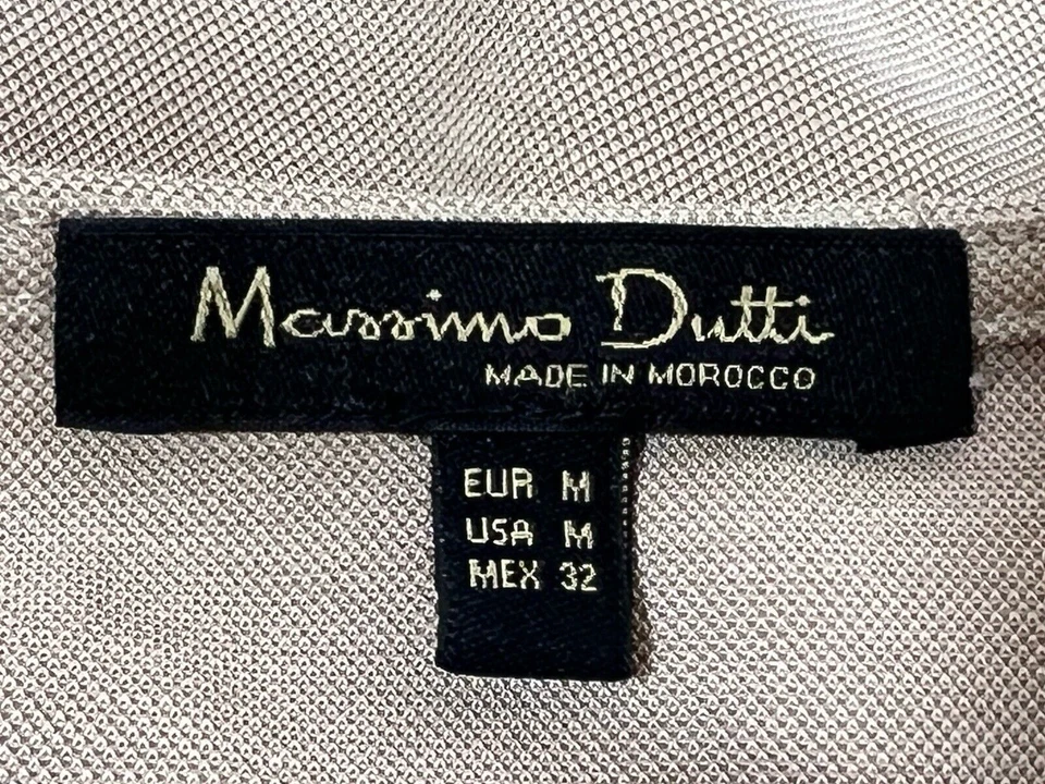 Mossimo Dutti 连衣裙女式中号棕褐色交叉弹性腰围全长 — 第 2/4 张图片