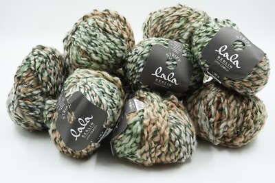 10 x LALA Berlin Stripy (500g) LANA GROSSA Merino / Poly / Alpaka / Elasthan (5)
