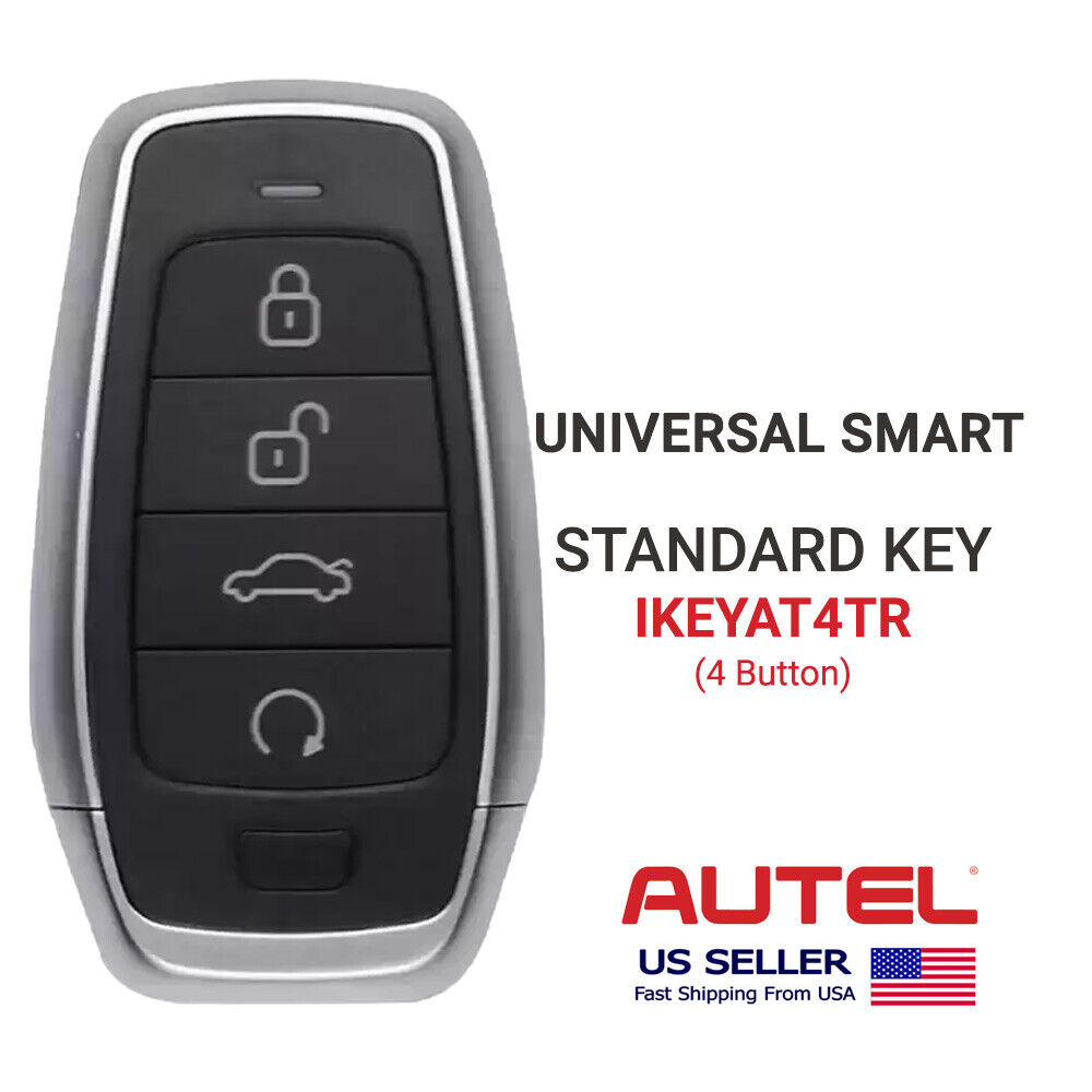 Autel iKey Universal Smart Key Standard 4 Button IKEYAT4TR Autel iKey Universal Smart Key Standard 4 Button IKEYAT4TR
