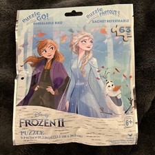 Disney Frozen 2 II Puzzle on the Go 63pcs NEW Sealed 9.1 x 10.3 in. Cute game