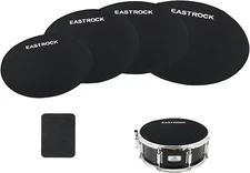 EASTROCK Drum Mute Pads Set 5 Pieces Foam Drum Silencer Pads, Fit 12”, 13”, 14”,