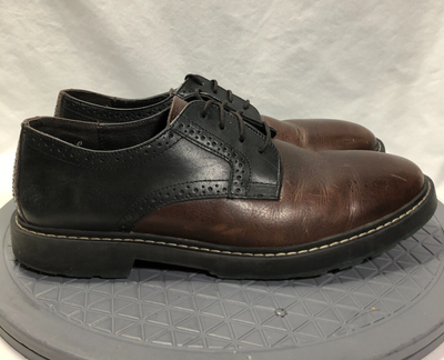 Fabio de Luca Shoes Mens Size 11 Leather Brown Black Oxford  display picture 1