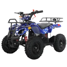 X-PRO 40cc Kids ATV 4 Stroke Gas Mini Quad Kid 4 Wheeler Pull Start Disc Brake