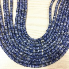 1 Strand 6x2mm Natural Blue Sodalite Heishi Disc Round Spacer Beads 15.5" HH379
