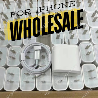 For iPhone 16 15 14 13 12 11 20W Fast Charger Block USB Type C Wall Adapter Lot
