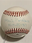 Phil Niekro and Joe Niekro  Colorado Silver Bullets Autographed Signed Baseball