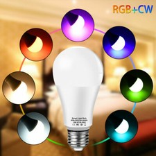 Smart Wi-Fi RGB+C/W Light Bulb E27. Alexa/Google/Tuya/Smart Life/iOS/Android