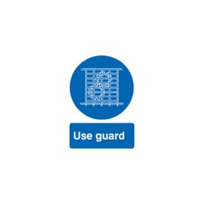 Sitesafe.Use Guards Rigid PVC Sign - 210 x 297mm