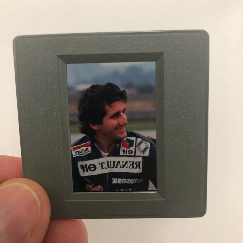 复古一级方程式 F1 赛车 35 毫米幻灯片照片发球杆 Alain Prost — 第 3/3 张图片