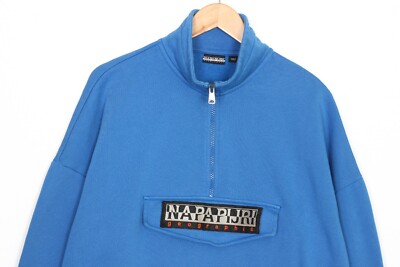 NAPAPIJRI Bao Half Zip Sweatshirt Jumper Men Size L