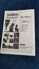 Uniden Bearcat BC 155XLT  16 Channel Scanning Radio Operatin Instructions Manual