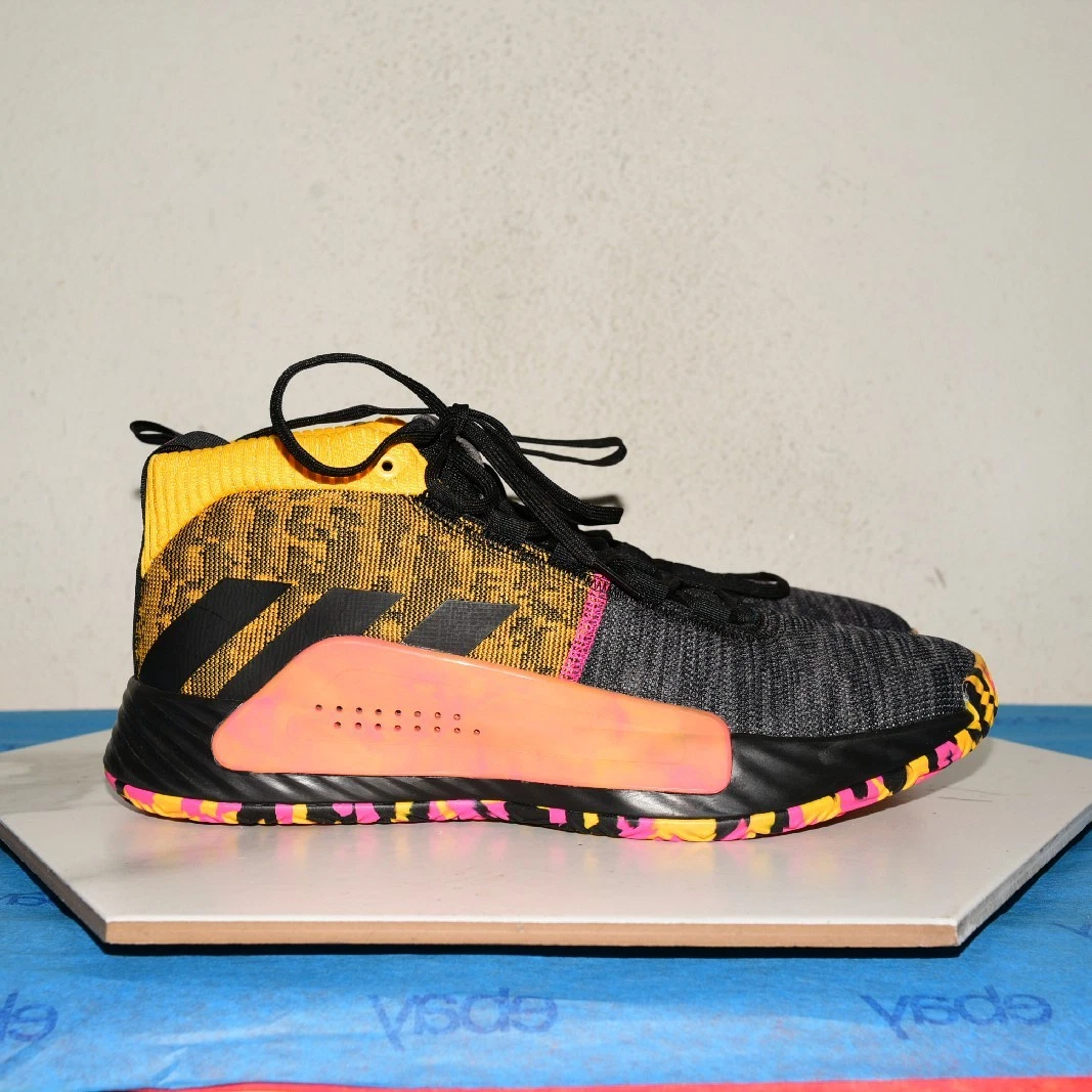 adidas Dame 5 Core Black Shock Pink size 7.5 Size 7.5 - Adidas Dame 5 Core Black Shock Pink for sale  main image 3