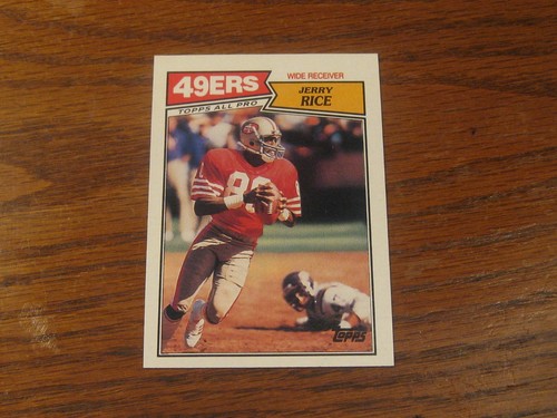 Jerry Rice #115 1987 Topps card
