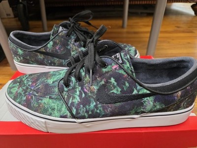Nike SB Zoom Stefan Janoski Canvas PRM Trainers Palm Leaves Men's Size 10.5M