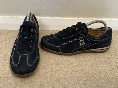 Gabor Womens Navy Suede Lace Up Trainers Shoes Size UK New