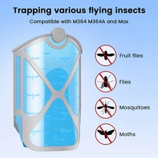 Insect Trap Refill Cartridges, Compatible with Zevo MAX & Standard Indoor Traps
