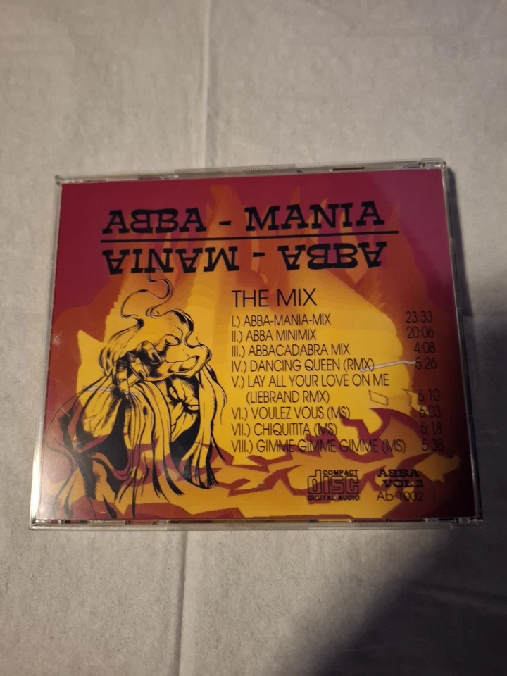 ABBA ABBA-Mania The Mix Vol. 2 CD Ab 1002 OOP seltene Tracks wie neu - Bild 3 von 4