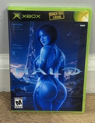 Halo 1 Cover Art Cortana & New Case Xbox