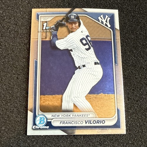 2024 Bowman Chrome 1st Prospects #BCP-169 Francisco Vilorio New York Yankees - Picture 1 of 2