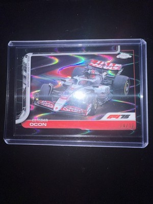 Topps F1 Chrome Logofractor 2025 Esteban Ocon /10 Car Image!