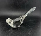 Fenton Art Glass Clear Bird Of Happiness Figurine Paperweight Vintage Unmarked