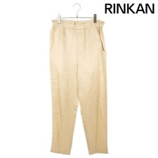 Saint Laurent Paris 23SS 717376 Y2G54 Striped Silk Long Pants Men's 46 12 Used 7