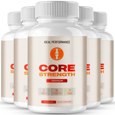 Core Strength Supplement Pills, Core Strength Capsules All Natural (5 Pack)