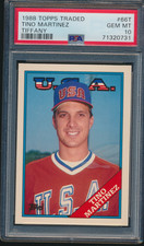 1988 Topps Traded Tino Martinez #66T RC PSA 10 GEM MINT