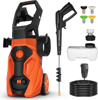 #ad 1.76 GPM 2300 PSI Electric Pressure Washer Power Motor with Stainless Steel $159.49