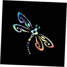 Dragonfly Decal Vinyl Sticker Auto Car Truck Wall Laptop  Holographic  5.5"