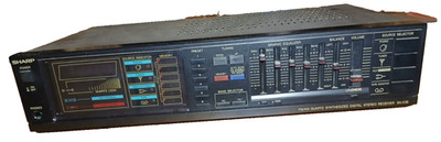 Sharp SA X35 Stereo Receiver   Vintage   Clean Front   Not Working/Needs Repair