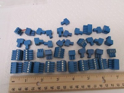 (41) Assorted Dinkle / Extron EC350V Connectors 2-5 Position