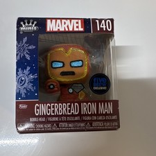 Funko Minis Marvel Gingerbread Iron Man #140 Five Below Exclusive Bobblehead