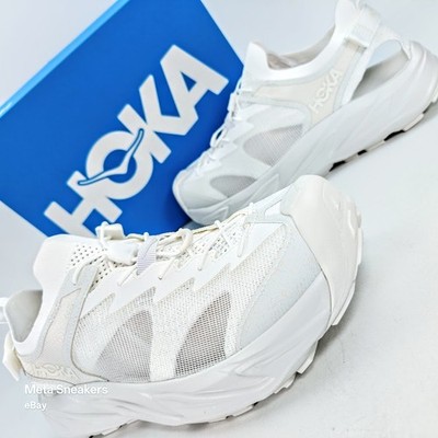 Hoka One One US 13 Men's White Raw Cordura Outdoors  Hopara 2 Hiking Sandals New