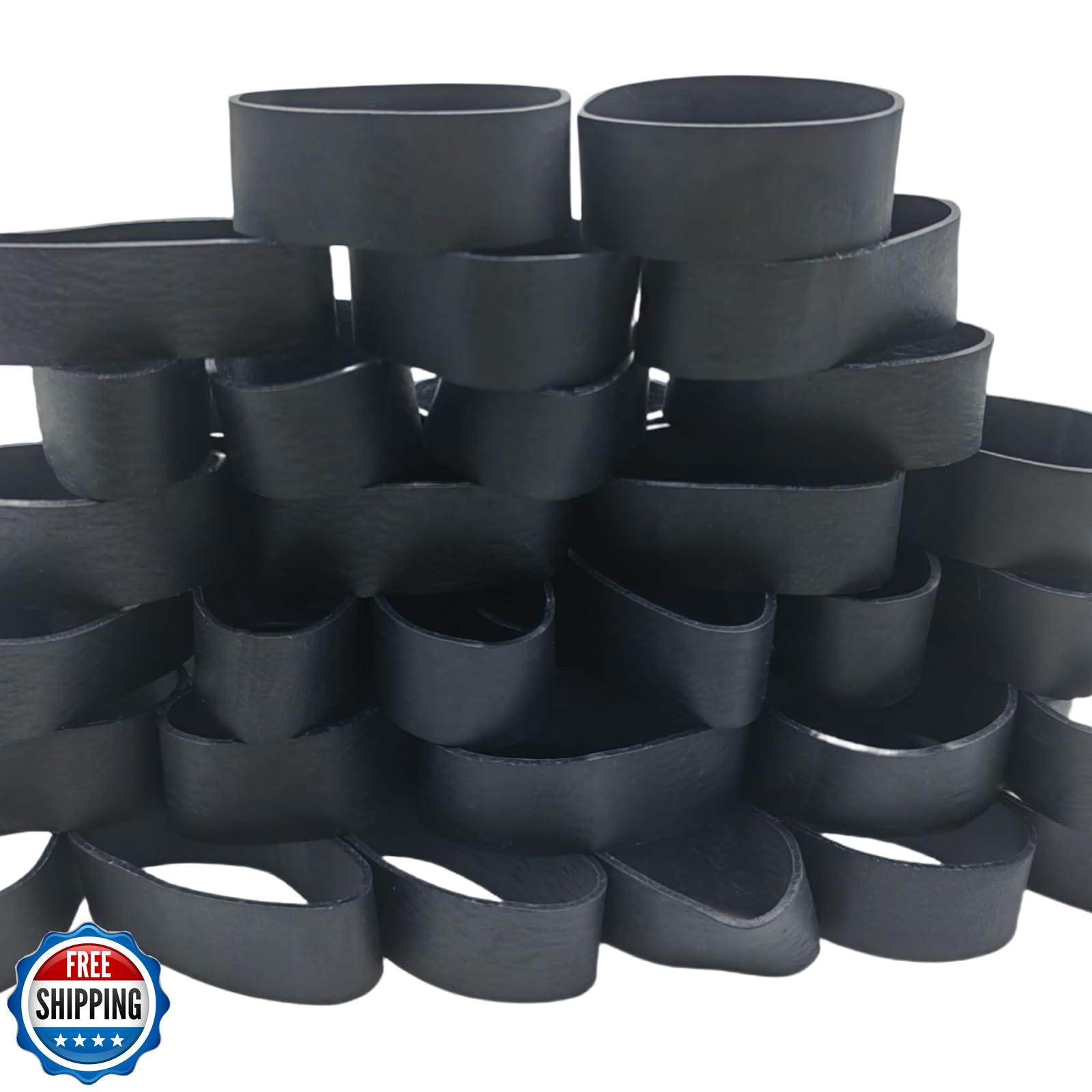 Heavy Duty Tactical Rubber Bands - Black Thick Wide Strong Elastic Industrial