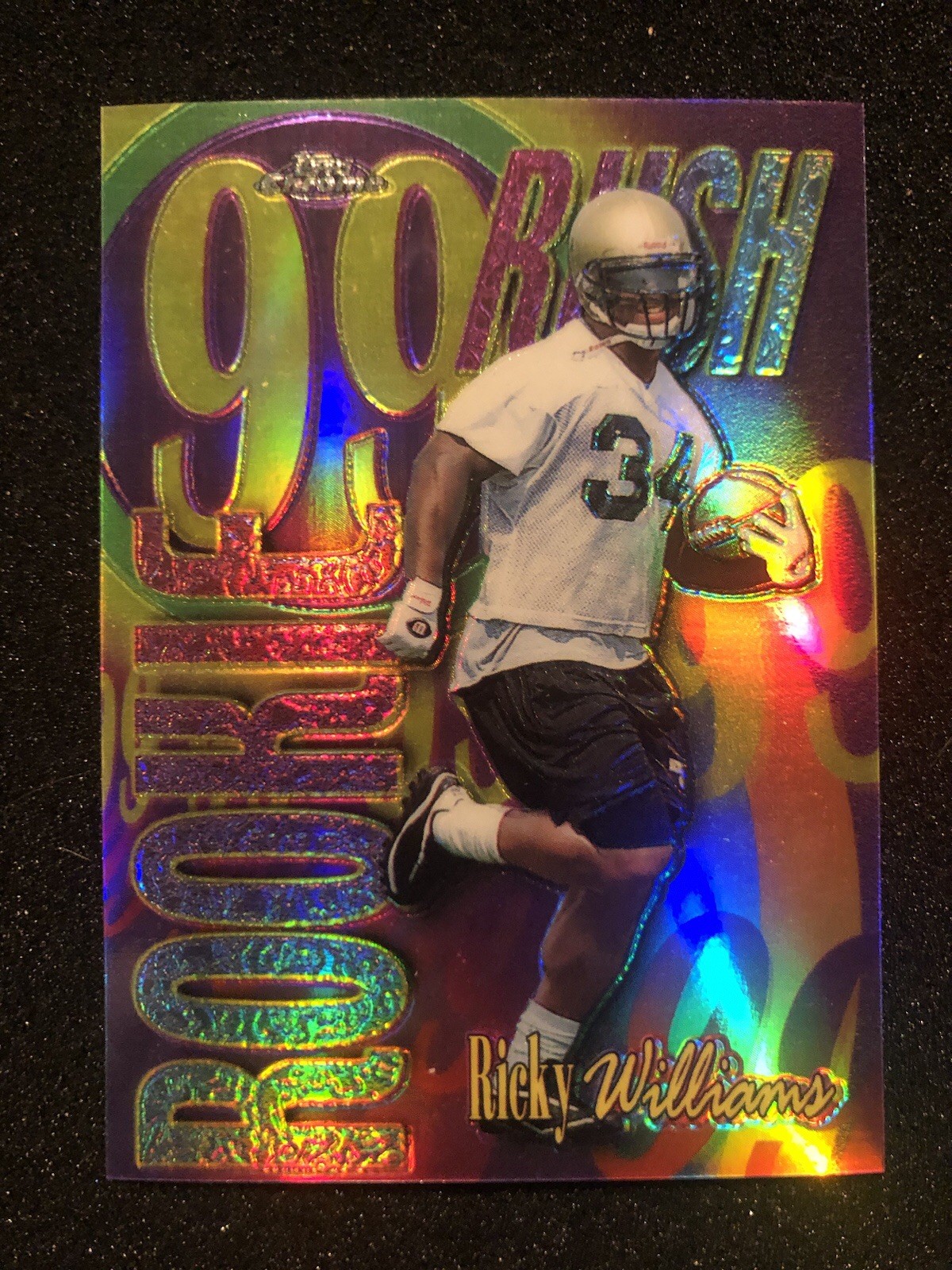 1999 Topps Chrome - All-Etch Ricky Williams #AE30 Refractor (RC) Rookie